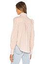 view 4 of 5 Textured Poplin Blouse in Pink Sand