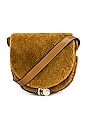 view 1 of 6 Mara Shearling Saddle in Wild Brown