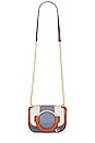 view 1 of 5 Small Hana Patchwork Crossbody in Denim