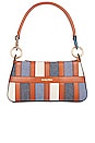 view 1 of 5 Tilda Baguette Patchwork Bag in Denim