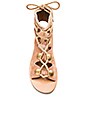 view 4 of 5 Lace Up Sandal in Natural