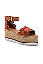view 2 of 5 Glyn Platform Sandal in Rust