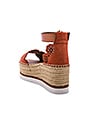 view 3 of 5 Glyn Platform Sandal in Rust