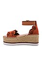view 5 of 5 Glyn Platform Sandal in Rust