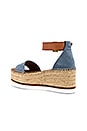 view 3 of 5 Glyn Platform Sandal in Blue