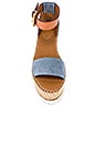 view 4 of 5 Glyn Platform Sandal in Blue