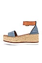 view 5 of 5 Glyn Platform Sandal in Blue