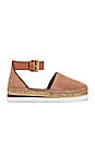 view 1 of 5 Glyn Espadrille in Powder & Natural Calf