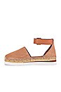 view 5 of 5 Glyn Espadrille in Powder & Natural Calf