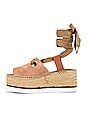 view 5 of 5 Glyn Wrap Platform Sandal in Powder & Natural Calf