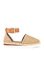 view 1 of 5 Glyn Espadrille in Beige & Natural Calf
