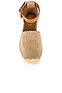 view 4 of 5 Glyn Espadrille in Beige & Natural Calf