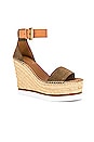 view 2 of 5 Glyn Wedge Espadrille in Alghe & Natural Calf