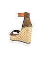 view 3 of 5 Glyn Wedge Espadrille in Alghe & Natural Calf