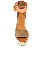 view 4 of 5 Glyn Wedge Espadrille in Alghe & Natural Calf