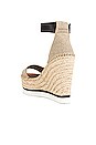 view 3 of 5 Glyn Wedge Espadrille in Natural & Calf