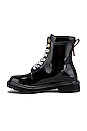 view 5 of 5 Florrie Lace Up Rain Boots in Nero