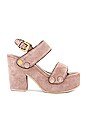 view 1 of 5 Galy Sandal in Pastel Pink