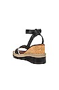 view 3 of 5 Robin Wedge Sandal in Black