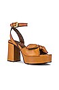 view 2 of 5 Kamilla Platform Heel in Cognac