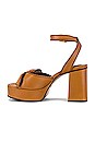 view 5 of 5 Kamilla Platform Heel in Cognac
