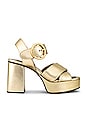 view 1 of 5 Lyna Heel in Gold