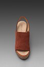view 4 of 4 Ankle Strap Espadrille Wedge in Rust
