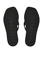 view 6 of 6 Tapered Platform Flip Flop in Black