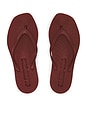 view 1 of 6 Tapered Flip Flop in Burgundy