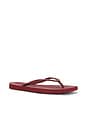 view 3 of 6 Tapered Flip Flop in Burgundy
