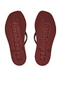 view 6 of 6 Tapered Flip Flop in Burgundy