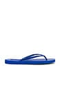 view 2 of 6 Tapered Flip Flop in Luminous Blue