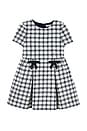 view 1 of 2 Kids Check Boucle Dress in Navy