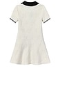 view 2 of 2 Kids Jacquard Knit Dress in White