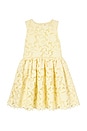 view 1 of 2 Kids Sleeveless Lace Dress in Yellow