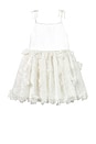 view 1 of 3 Kids Embellished Tulle Dress in White