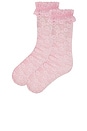 view 2 of 2 x Christopher Kane Lace Socks in Pink