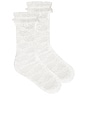 view 1 of 2 x Christopher Kane Lace Socks in White