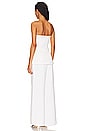 view 3 of 4 White Bandeau Crepe Jumpsuit in White