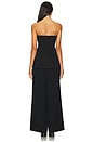 view 3 of 4 Bandeau Crepe Jumpsuit in Black