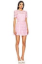 view 2 of 3 Guipure Lace Mini Dress in Pink