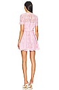 view 3 of 3 Guipure Lace Mini Dress in Pink