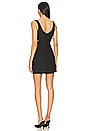 view 3 of 4 Boucle Bow Mini Dress in Black