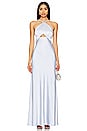 view 1 of 4 Diamante Maxi Dress in Pale Blue