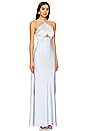 view 2 of 4 Diamante Maxi Dress in Pale Blue