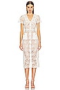view 1 of 4 Lace Midi Dress in Cream