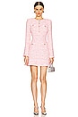 view 1 of 4 Check Knit Mini Dress in Pink