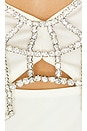 view 4 of 4 Diamante Bralette Maxi Dress in Cream