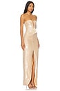 view 2 of 4 Sequin Maxi Dress in Champagne