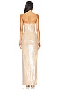 view 3 of 4 Sequin Maxi Dress in Champagne